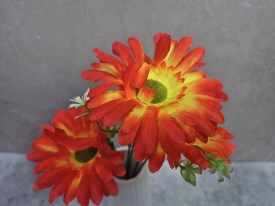 Ramo 5 flores grandes dobles varios colores